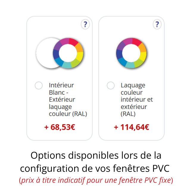 fenetre pvc bicolore